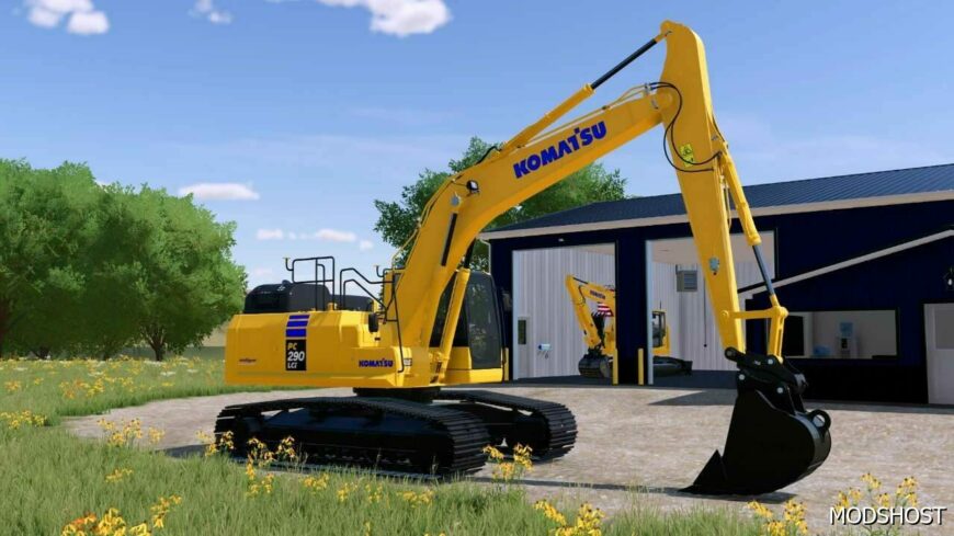 FS22 Komatsu Forklift Mod: Pc290Lc-11 V1.0.0.1 (Featured)