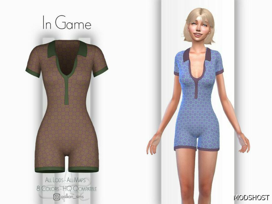 Sims 4 Elder Clothes Mod: Alice Overall – ACN 454 (Featured)