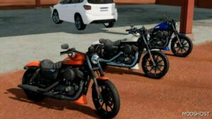 FS22 Vehicle Mod: Lizard XL883N Sportster Iron (Image #4)