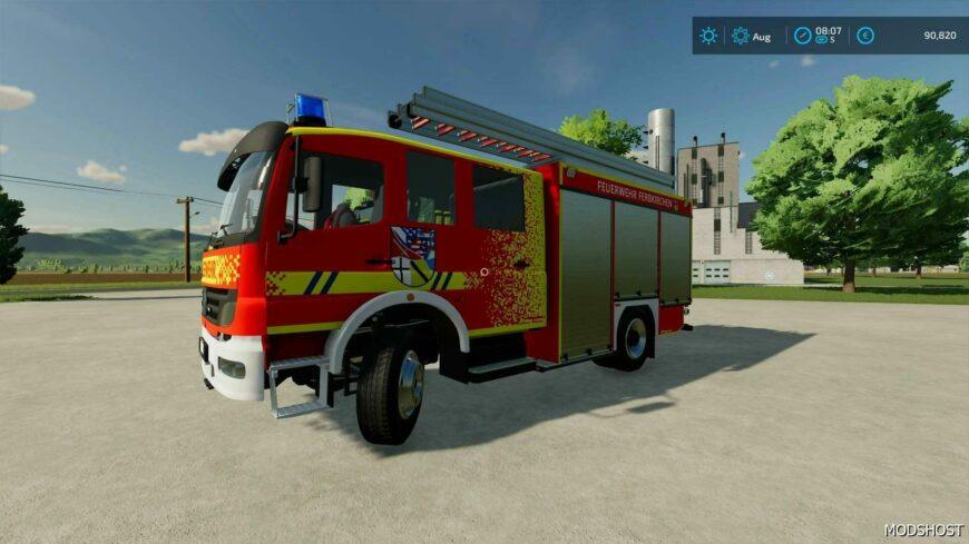 FS22 Mercedes-Benz Truck Mod: HLF20 Schlingmann (Featured)