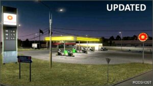 ETS2 Mod: Real European GAS Stations Reloaded 1.50 (Image #2)