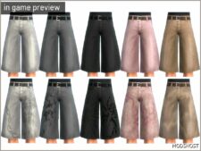 Sims 4 Everyday Clothes Mod: Baggy Jorts for Male (Image #3)