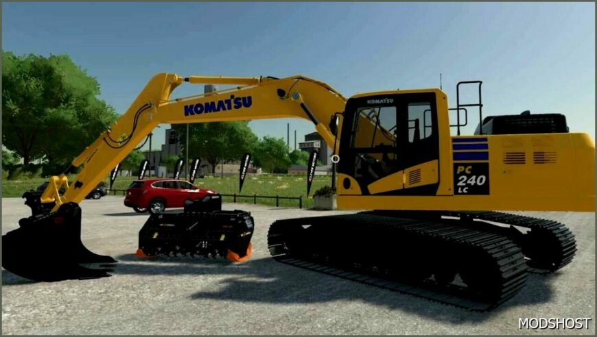 FS22 Komatsu Forklift Mod: PC240 LC (Featured)