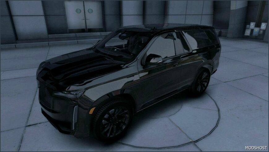 GTA 5 Vehicle Mod: 2024 Cadillac Escalade ESV Sport (Featured)