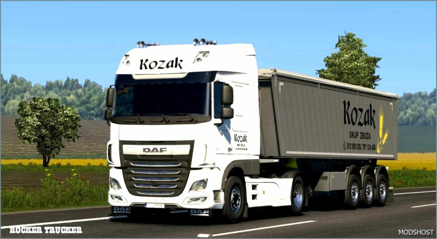 ETS2 Mod: Skup Zboża Kozak Skin Pack (Featured)