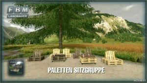 FS22 Mod: Pallet Seating Group (Image #2)