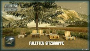 FS22 Mod: Pallet Seating Group (Image #3)