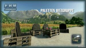 FS22 Mod: Pallet Seating Group (Image #4)