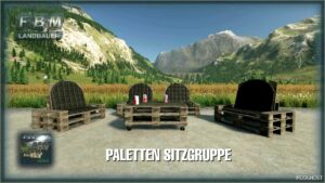 FS22 Mod: Pallet Seating Group (Image #7)