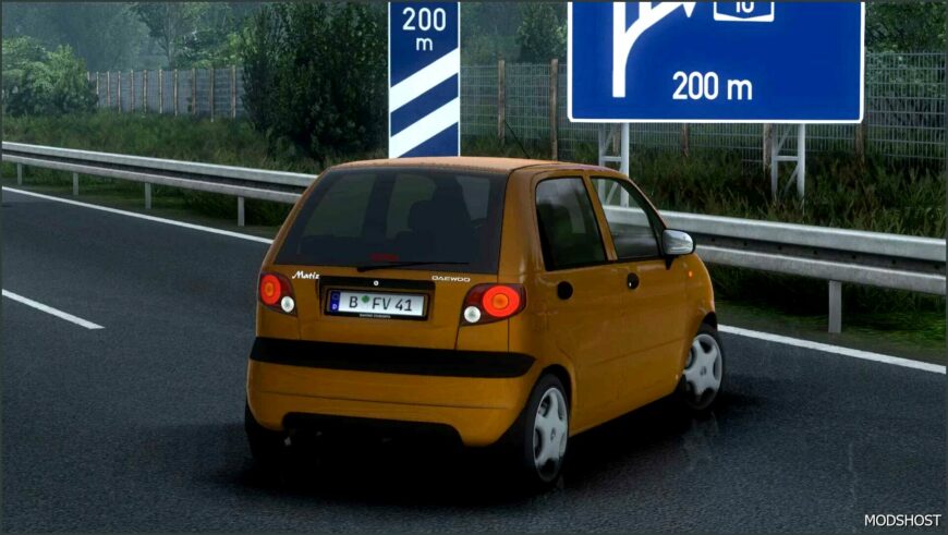 ETS2 Car Mod: Daewoo Matiz 2001 V1.1 (Featured)