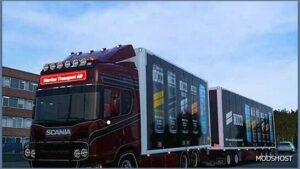 ETS2 Scania Mod: Tandem Skin for Scania R (Image #3)