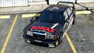 GTA 5 Mercedes-Benz Vehicle Mod: 190E Sonax (Featured)