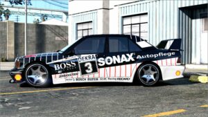 GTA 5 Mercedes-Benz Vehicle Mod: 190E Sonax (Image #4)