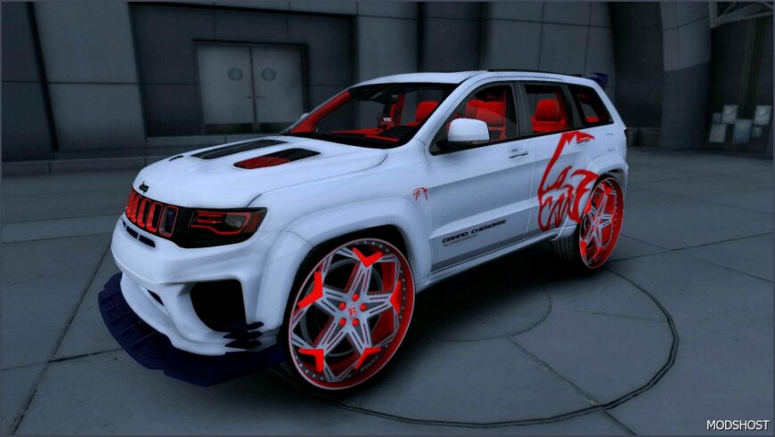 GTA 5 Jeep Vehicle Mod: Customs Jeep Trackhawk Widebod (Featured)