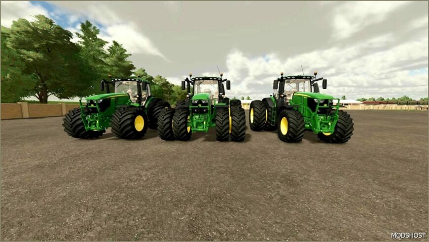 FS22 John Deere Tractor Mod: John-Deere 6R Modified (Featured)