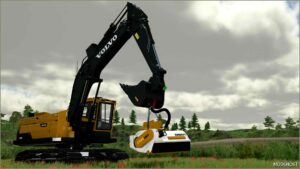 FS22 Mod: Cysgtools EM097T Excavator Mower (Image #3)