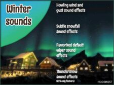 ETS2 Winter Mod: Sounds Version 7 1.50 (Featured)