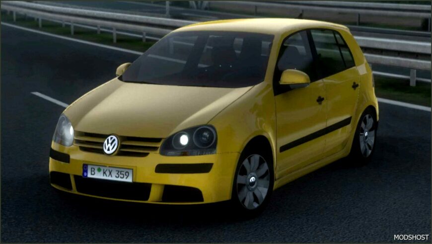 ETS2 Volkswagen Car Mod: Golf MK5 2008 V2.3 (Featured)