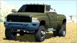 FS22 RAM Car Mod: 2001 Dodge RAM 3500 (Featured)