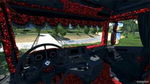 ETS2 Scania Mod: Danish Pluche Interior 1.50 (Featured)