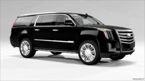 BeamNG Cadillac Car Mod: Escalade ESV 2016 V2.0 0.32 (Featured)