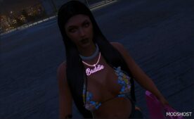 GTA 5 Player Mod: Baddie Chain for MP Female (Image #2)