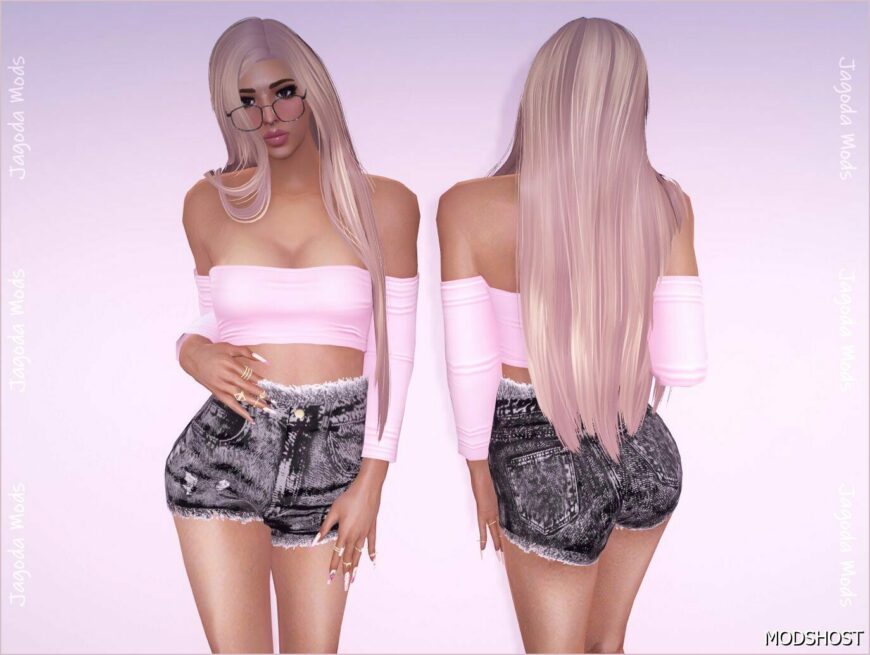 GTA 5 Player Mod: Basic TOP for MP Female (Featured)