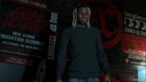 GTA 5 Player Mod: LIL Wayne | Add-On PED (Image #5)