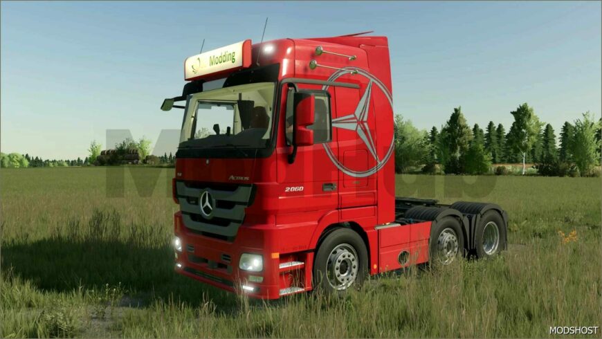 FS22 Mercedes-Benz Truck Mod: Actros MP3 V1.3 (Featured)