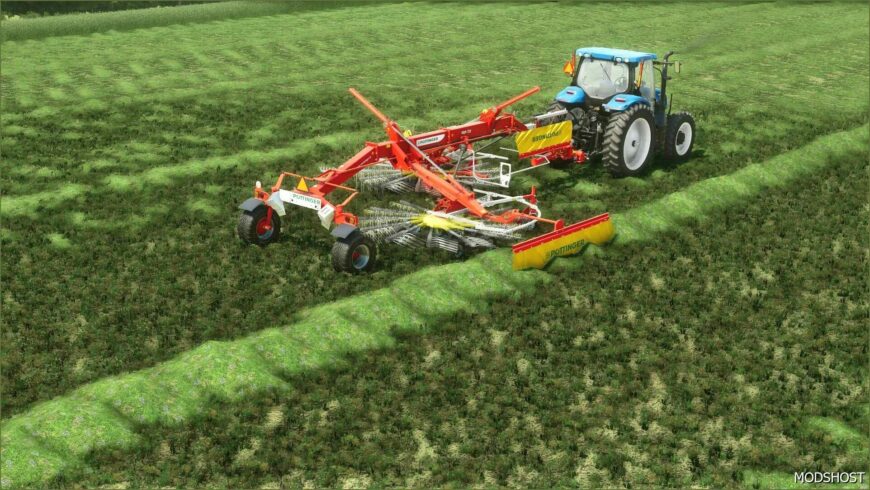 FS22 PÖTTINGER Tedder Mod: Pöttinger TOP 722 (Featured)