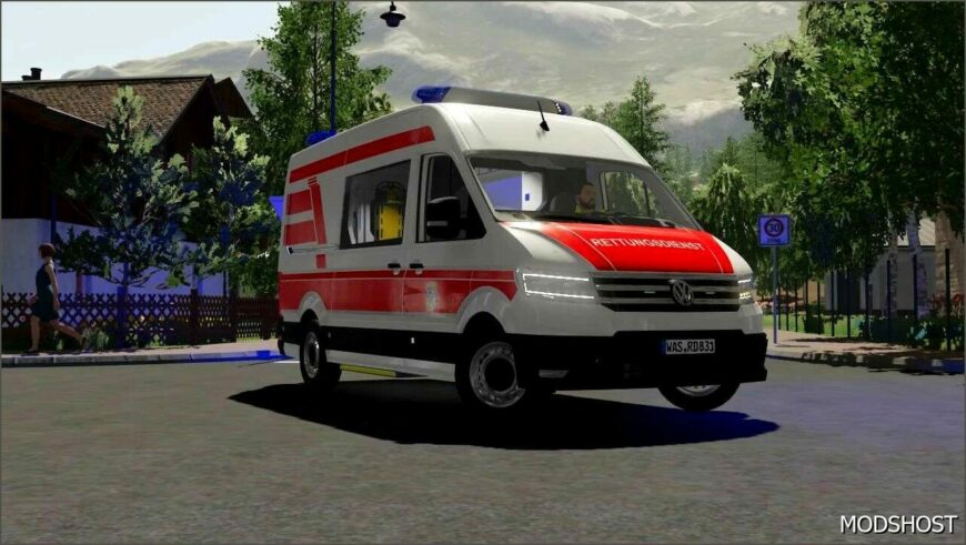 FS22 Volkswagen Vehicle Mod: Crafter RTW (Featured)