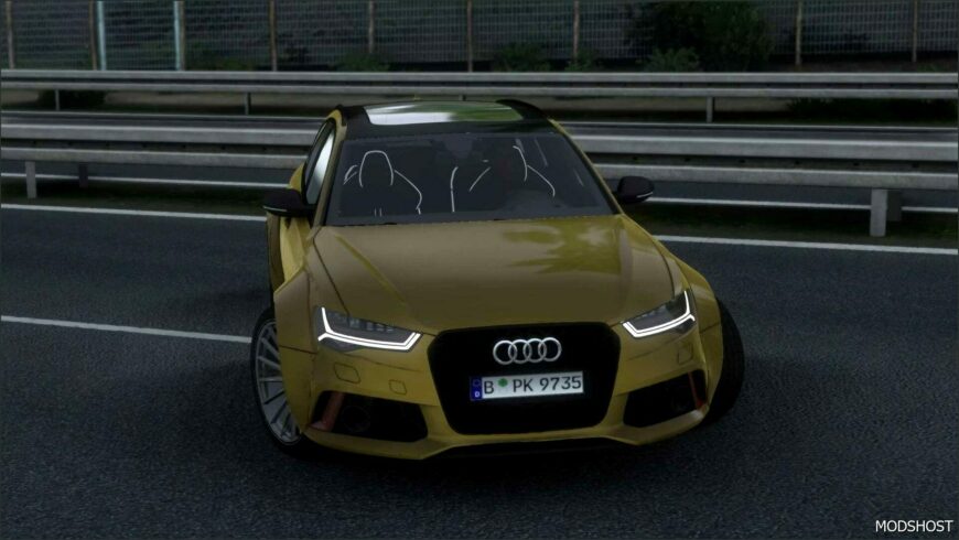 ETS2 Audi Car Mod: RS6 C7 Avant 2016 V1.4 (Featured)