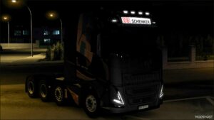 ETS2 Volvo Part Mod: Lightbox DB Schenker Volvo FH 2022 Sanax 10/07/2024 1.50 (Image #4)