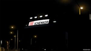 ETS2 Volvo Part Mod: Lightbox DB Schenker Volvo FH 2022 Sanax 10/07/2024 1.50 (Image #15)