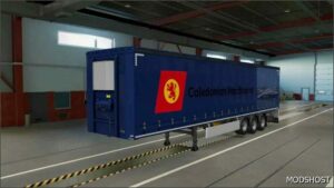 ETS2 Mod: Caledonian Macbrayne Curtainsider Skin 1.50 (Featured)