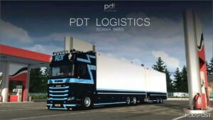 ETS2 Scania Truck Mod: S650 Tandem + Trailer PDT Logistics V5.0 1.50 (Featured)