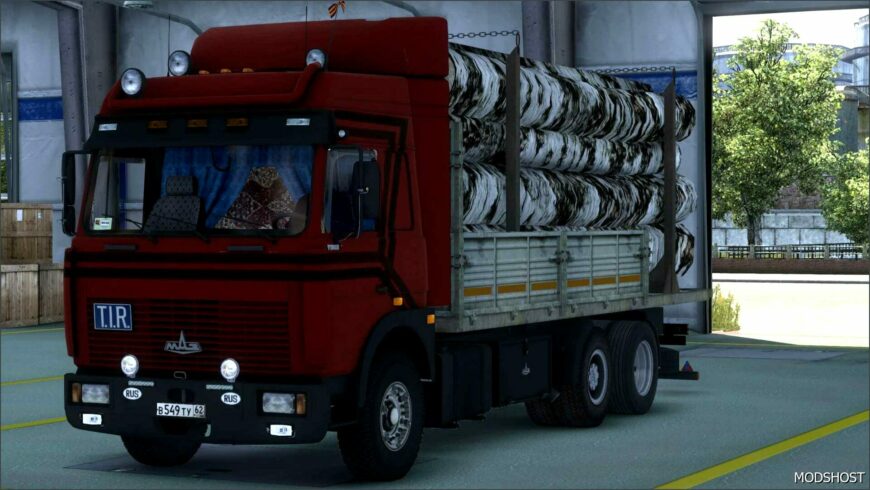 ETS2 MAZ Truck Mod: 5432 1.50 (Featured)