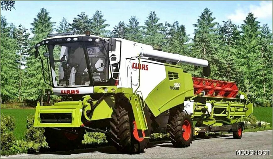 FS22 Claas Combine Mod: Tucano 560-580 Series (Featured)