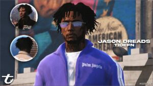 GTA 5 Player Mod: Mega Hair Pack for MP Male (Image #5)