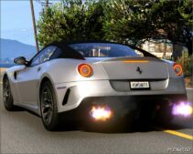 GTA 5 Ferrari Vehicle Mod: 2011 Ferrari 599 GTO Add-On | Template V2.0 (Image #4)