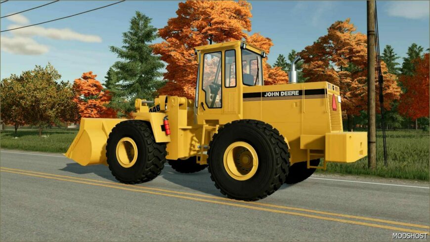 FS22 John Deere Forklift Mod: 644G Wheel Loader (Featured)