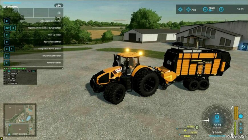 FS22 Trailer Mod: Zelon CFS 2501 Loading Wagon (Featured)