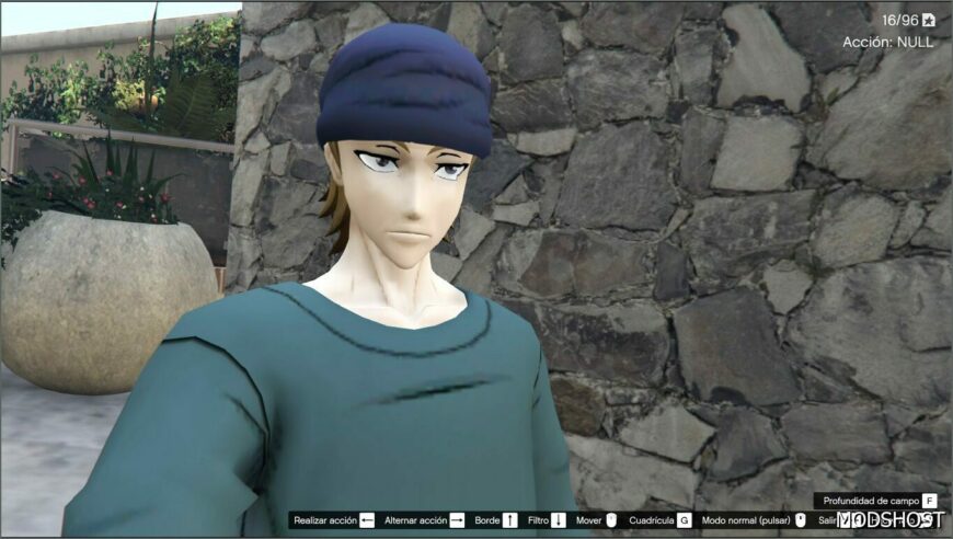 GTA 5 Player Mod: Takuma INO JJK Add-On PED (Featured)