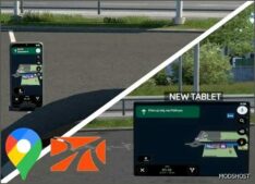 ETS2 ProMods Mod: Google Maps Addon Promods V2.1 1.50 (Featured)