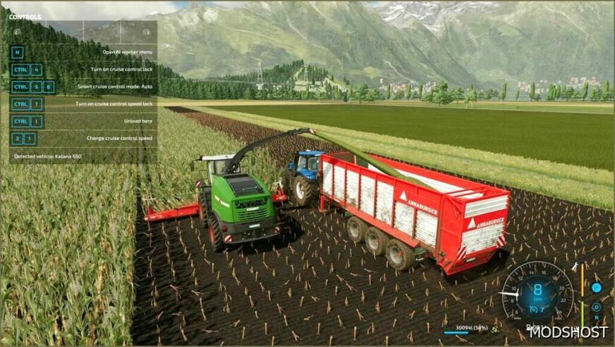 FS22 Script Mod: Enhanced Cruise Control V1.0.0.1 (Featured)