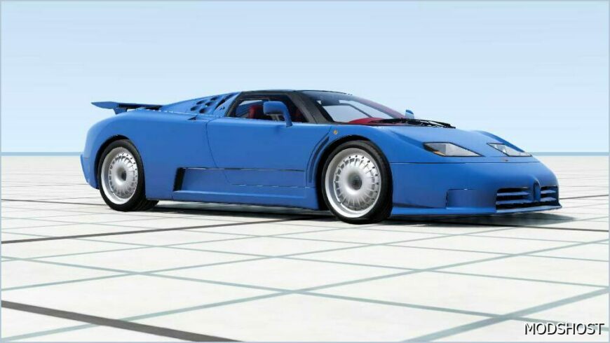 BeamNG Bugatti Car Mod: EB 110 0.32 (Featured)