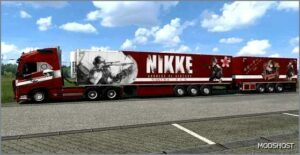 ETS2 Mod: Nikke: Goddess of Victory (Sakura Skinpack) (Featured)