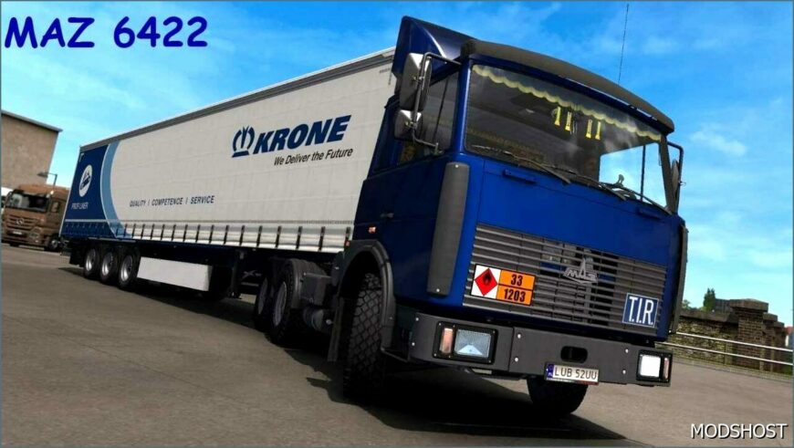 ETS2 MAZ Truck Mod: -6422 (1973) V1.7 (Featured)