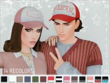 Sims 4 Female Accessory Mod: CAP Forward (Featured)