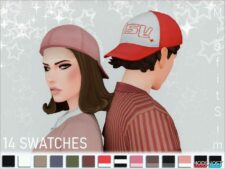 Sims 4 Female Accessory Mod: CAP Backwards (Featured)